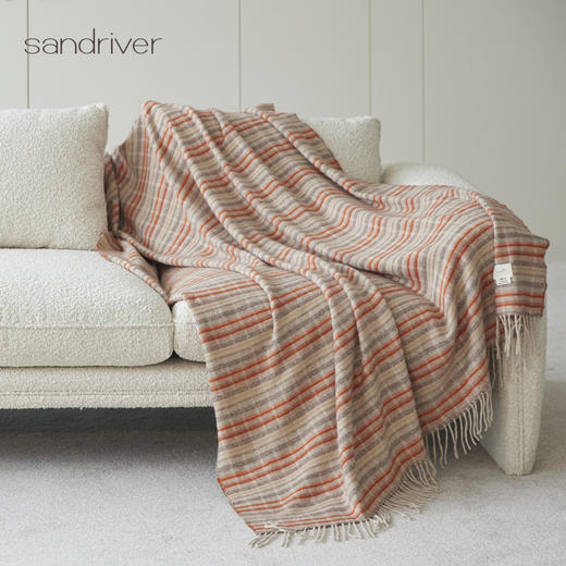 羊绒散流苏披肩披毯 SJF97P717N 商品图0