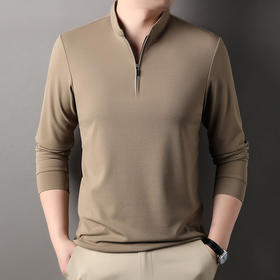 【精选】经典时尚休闲半开领卫衣（5色可选）  版型简约气质百搭款打底套头衫内搭单穿舒适