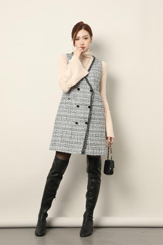 Le Malene 小香风马甲连衣裙 17760 商品图1