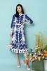 ELLA JADE 国风青花瓷收腰鱼尾连衣裙 15785 商品缩略图2