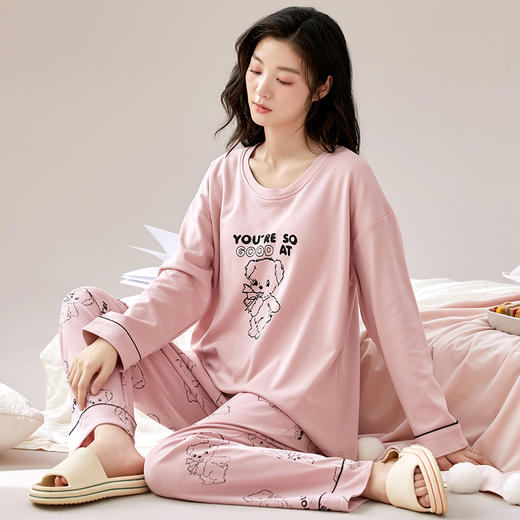 红腾 马卡龙印花家居服系列 设计款印花F106/圆领印花F104 多款可选 商品图6