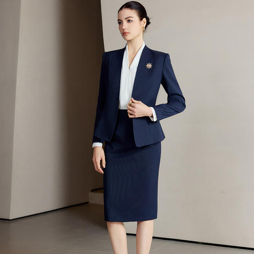 IWY/高级感职业西装套装女售楼部接待经理工作服CS2223+B502 商品图1