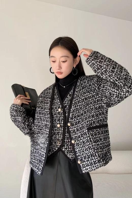 Le Malene 黑边小香风质感外套 17629 商品图1