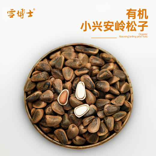雪博士野生有机松子仁 有壳/去壳 东北红松子 250g/罐 商品图3