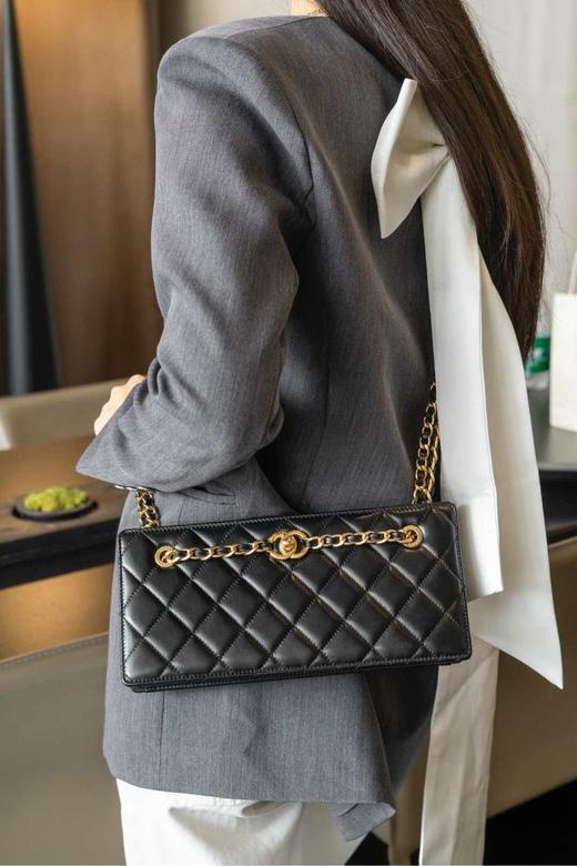 香奈儿24k走秀款复古晚宴包黑色（HH）） 商品图2