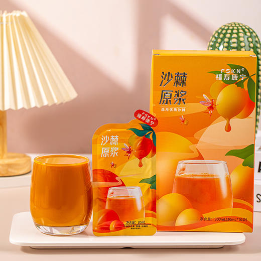 【FSKN】 沙棘原浆 （30ml*10袋）300ml 商品图4