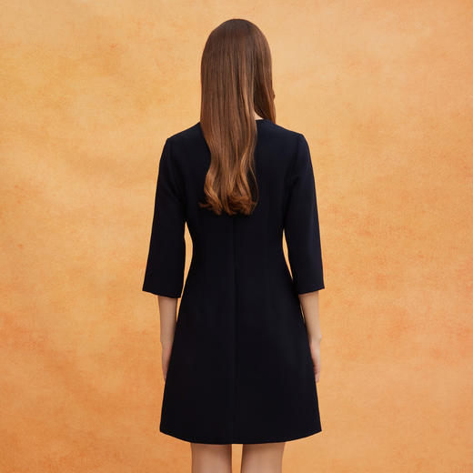 QE818斯尔丽25新款小香风连衣裙春装精致优雅名媛收腰时尚OL风连衣裙 商品图1