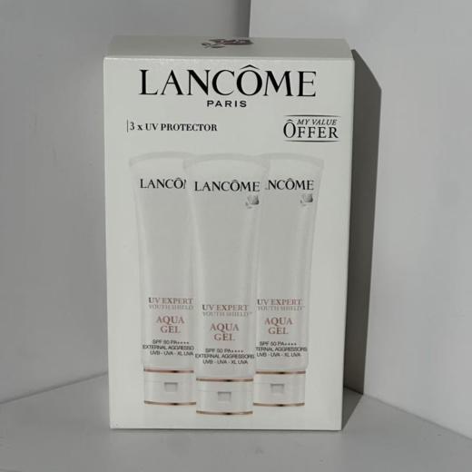 【三支礼盒装 送礼袋】LANCOME 兰蔻 UV小白管 防晒乳 清爽版 50ml*3 -w 商品图4