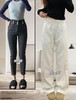 【Lu家同款春秋款高腰垂感窄版美式阔腿裤】一眼沦陷!众多休闲裤里一眼就爱住的款! 微胖姐妹必入 柜货品质 面料质感一级棒!垂顺!3D立体剪裁十明线设计十挺括有型!!实力遮肉，上身更立体!! 商品缩略图5