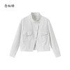 【商场同款】CNJ5380 “风尚牛仔衣” 白色清新、轻盈，斜纹牛仔棉，吸汗透气 白色牛仔外套 商品缩略图6