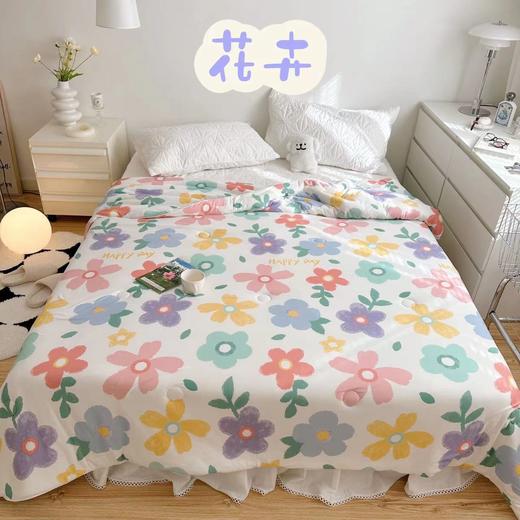 【新款a类卡通针织棉被】大豆被子被芯夏被 儿童空调被夏凉被 可机洗薄被 商品图8