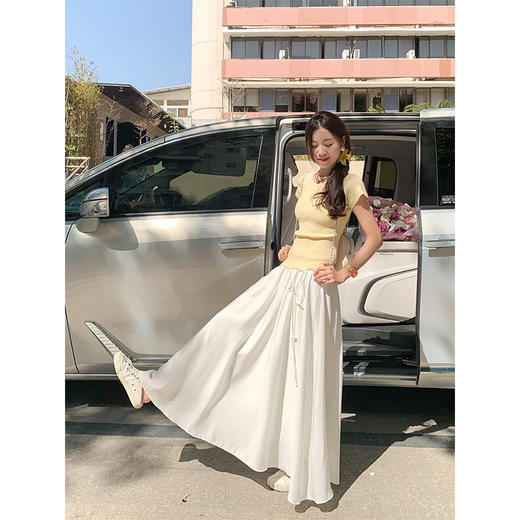 <曾小咸推荐>韩系针织T恤 商品图0