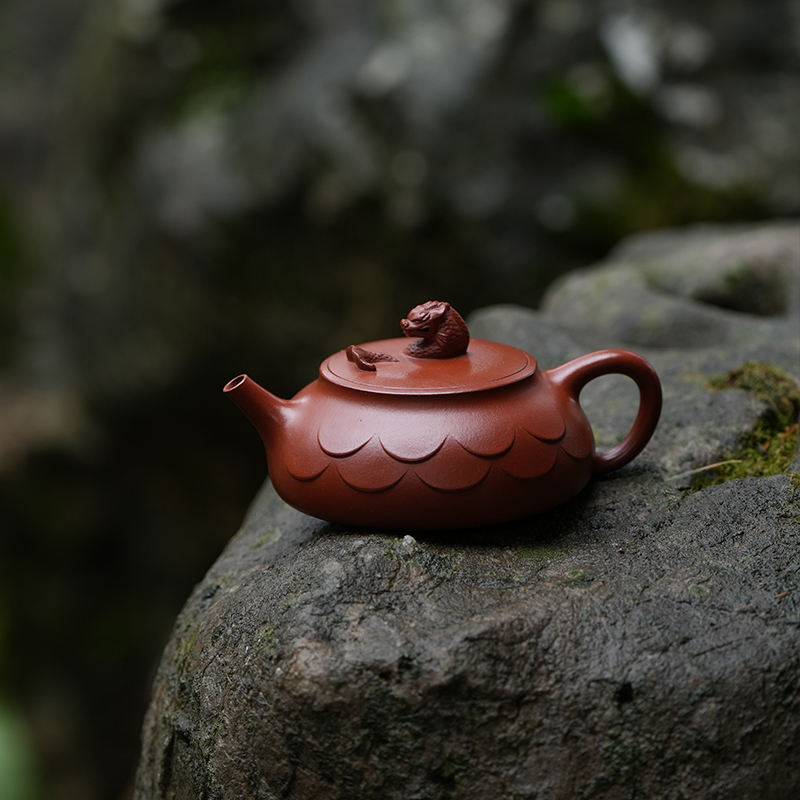 龙德堂陶艺 汤宣武制《隐澜》原矿大红袍  160cc 库存请咨询客服