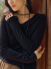 温柔月光 醋酸混纺气质荡领上衣FCF1TOP023 商品缩略图14
