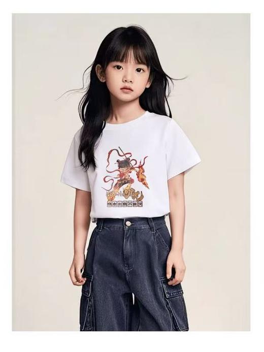 2件39.9元 哪吒系列【100%棉】男童女童 （我命由我不由天）哪吒印花T短袖-喜出 商品图4