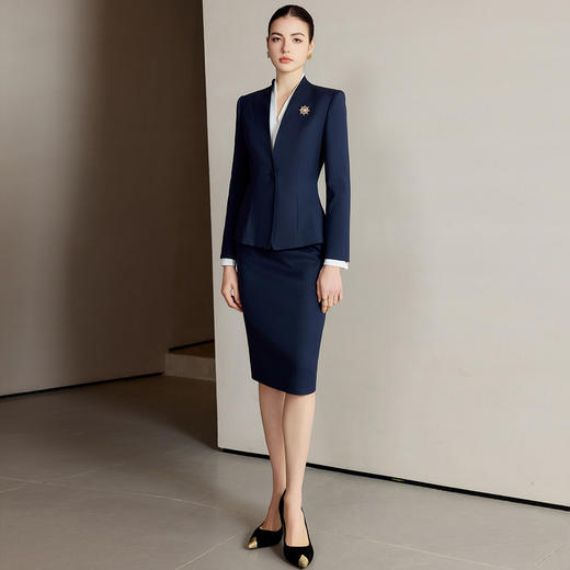 IWY/高级感职业西装套装女售楼部接待经理工作服CS2223+B502 商品图3