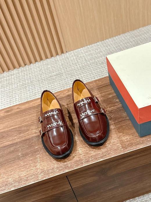 玛尼Marni2025/ss早春新款复古玛丽珍乐福鞋（HC） 商品图1