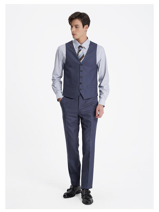 callisto熔岩灰精选丝羊毛马夹 商品图5