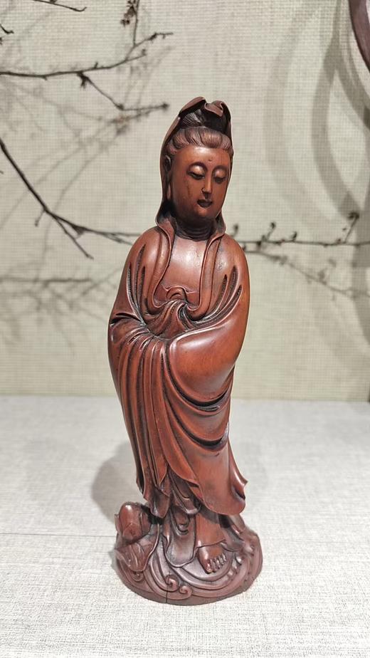 观音摆件/黄杨木23*7cm 商品图0