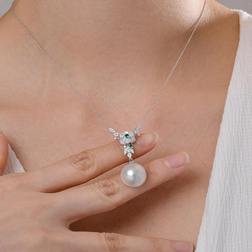 Manreya玛芮雅“繁星春水”淡水马贝项链气质高雅项链 商品图1