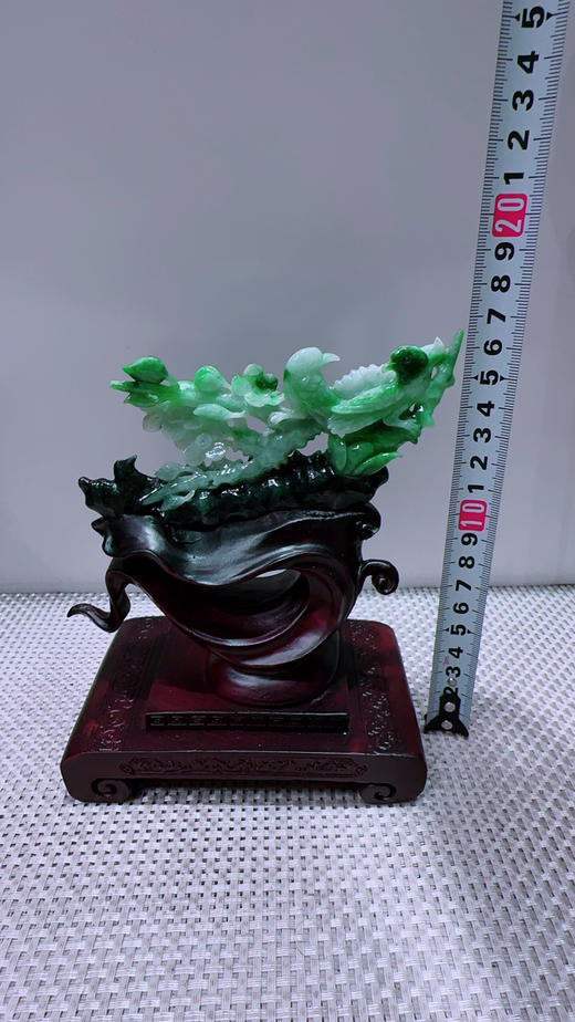 620877翡翠摆件【平安富贵】 商品图2
