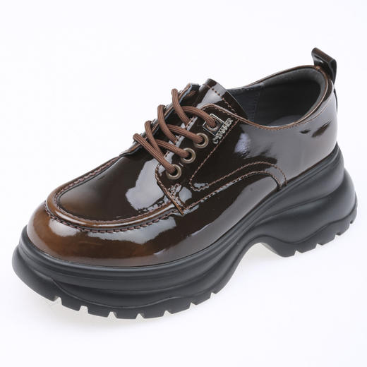 BF千百度小皮鞋2025春季商场同款潮流牛津鞋女单鞋A25190035吊牌价1299活动价899 商品图0