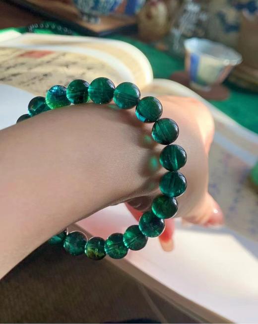 9mm-10mm单圈绿碧玺手串 商品图3