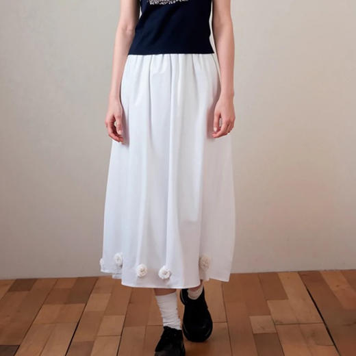 馥迦温柔优雅立体花苞裙 商品图4