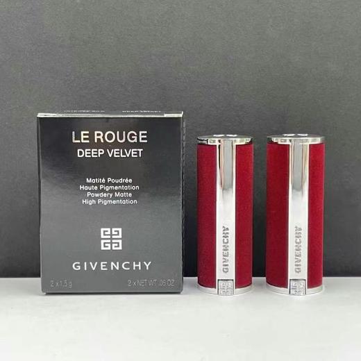 [小滋心选]【活动价￥99.9】纪梵希红丝绒羊皮口红小样1.5g两件套 商品图1