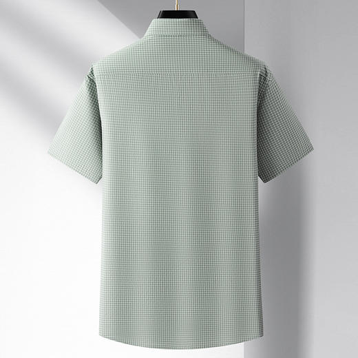 【莱赛尔棉】【DM】大依优型大码短袖衬衫加肥加大棉质半袖衬衣男夏季薄款胖子休闲宽松莱赛尔上衣 商品图2