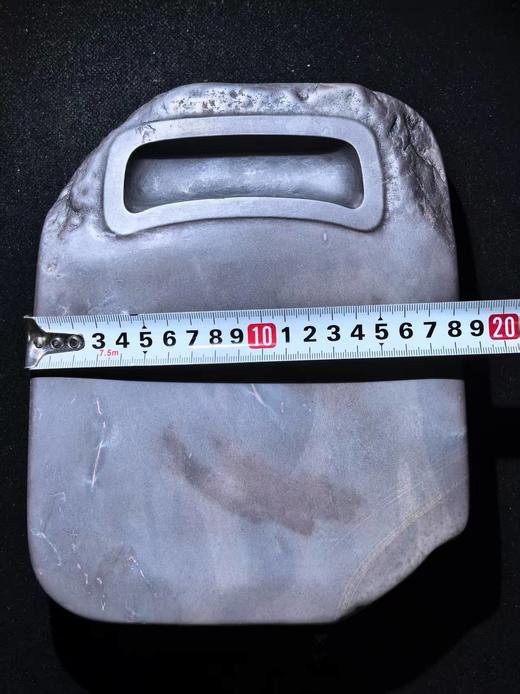 伦少国「宁静」端砚·斧柯东（沙浦石） 纯手工原石雕刻砚台 商品图3