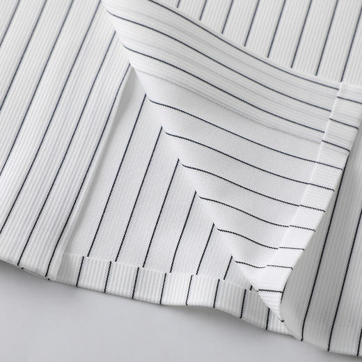 【封口款】【DG】大依优型大码套头短袖衬衫弹力无痕加肥加大男装夏装薄款抗皱免烫条纹半袖衬衣 商品图3