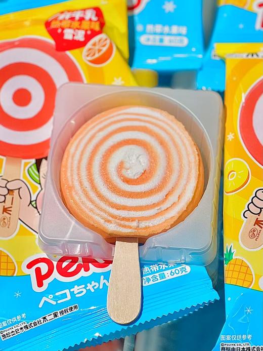 不二家-棒棒糖鲜牛乳热带水果雪泥60g 商品图1