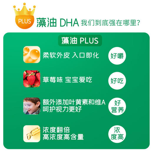 【保税】美国 童年Childlife 儿童DHA藻油胶囊 60粒/瓶 六个月可吃 商品图3