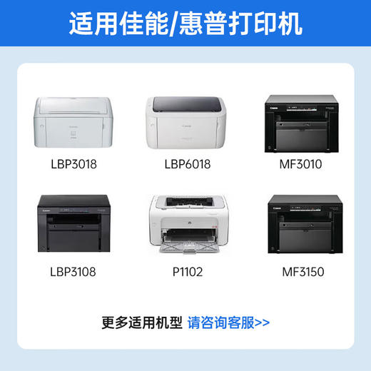 绘威CRG-912畅印版 硒鼓适用佳能MF3010 LBP3018 3108 LBP6018 CRG925惠普 P1102 M1132 ce285a粉盒 大容量易加粉 畅印版 商品图1