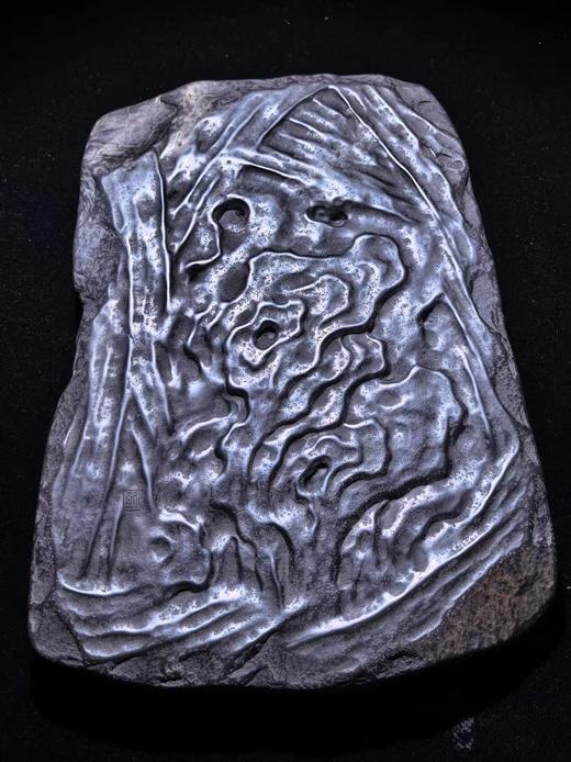 伦少国「纯净」端砚·坑仔岩 纯手工原石雕刻砚台 商品图2