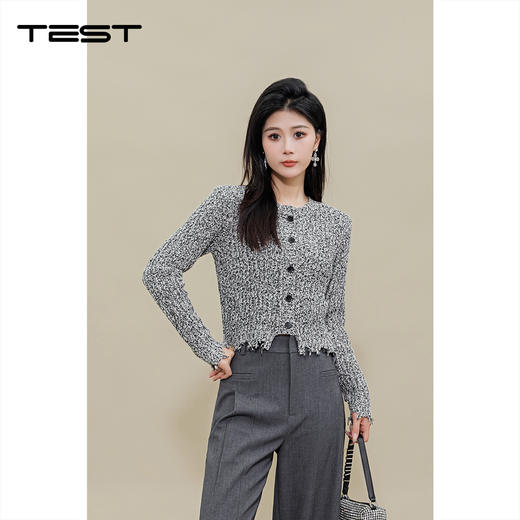 春上新时尚设计感修身柔软舒适毛衣1251040 商品图1