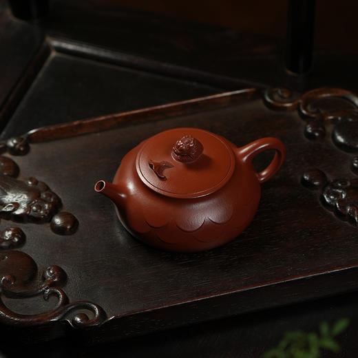 龙德堂陶艺 汤宣武制《隐澜》原矿大红袍  160cc 库存请咨询客服 商品图4