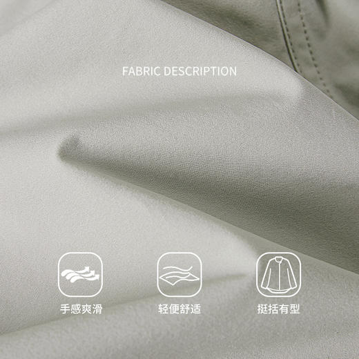 【商场同款】CNG5374 “轻便风衣”  卡其绿 一手长风衣 商品图10