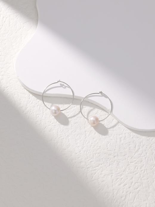 IIPO宜珠宜宝极简圆形耳环925银(礼盒装) 商品图1