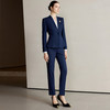IWY/藏青色西装套装女气质干练公务员面试职业装CP2223+B502 商品缩略图3