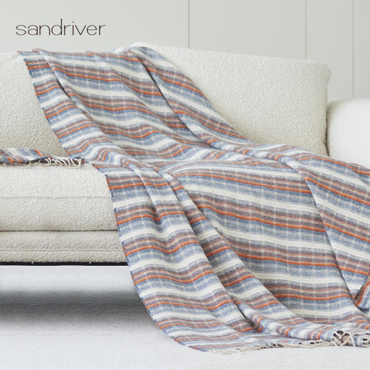 羊绒散流苏披肩披毯 SJF97P717N 商品图3