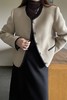 Le Malene 浅卡其色圆领气质小香风外套 17459 商品缩略图3
