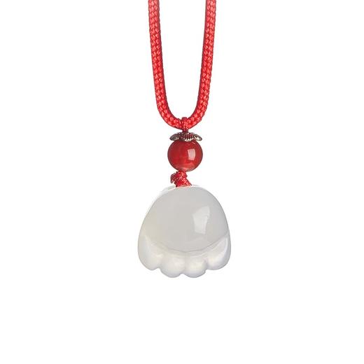 【上新了故宫文创】 喵爪玉髓红玛瑙项链手工编绳吊坠生日礼物纪念日礼物ds(sx)6971742508434 商品图5