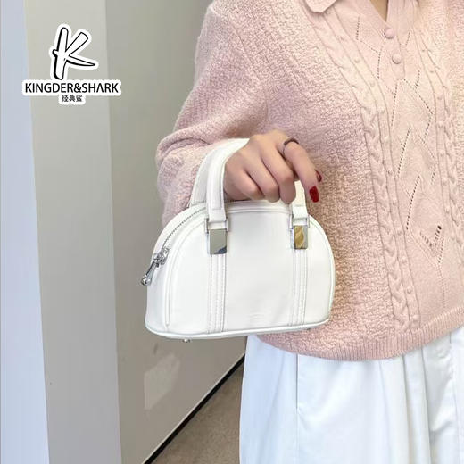 经典鲨2025年新品精致小巧可爱手提斜挎包女KGB53-5197831 商品图2