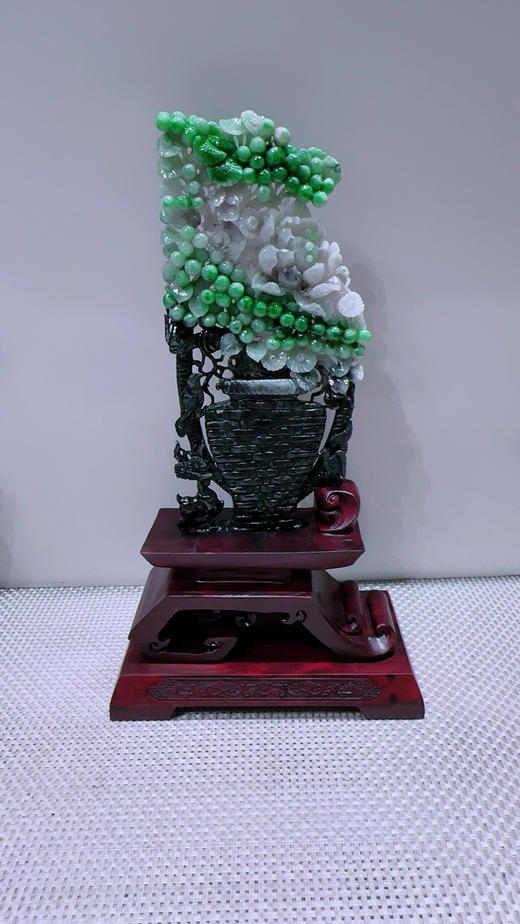 620876翡翠摆件【平安富贵】 商品图5