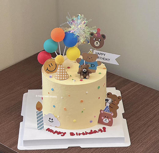 快乐小熊蛋糕 商品图0