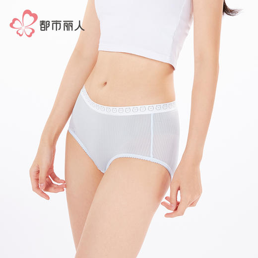都市丽人薄透丝滑薄透丝滑系列锦氨平角裤LKH5I6 商品图2