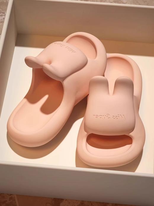 【踩屎感兔子凉拖鞋】夏季家居室内洗澡家用 eva橡塑材质 防滑厚底外穿不臭脚  商品图13