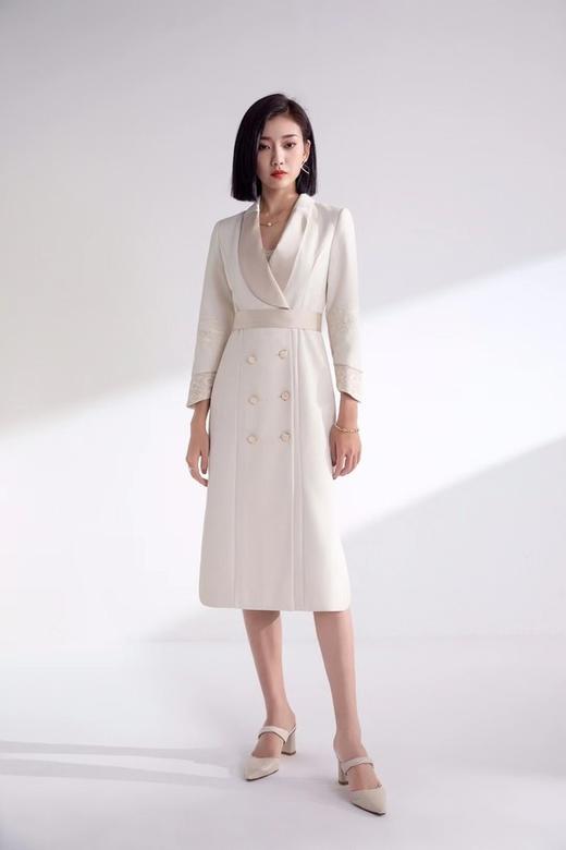 Le Malene 优雅国风翻领连衣裙 15584 商品图3